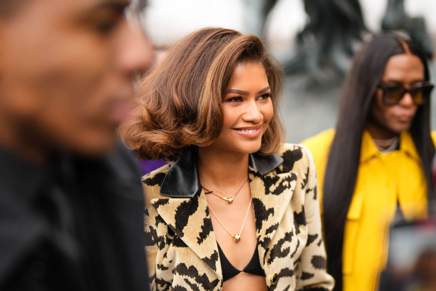 Zendaya, Emma, Sophie, and Ana at Louis Vuitton