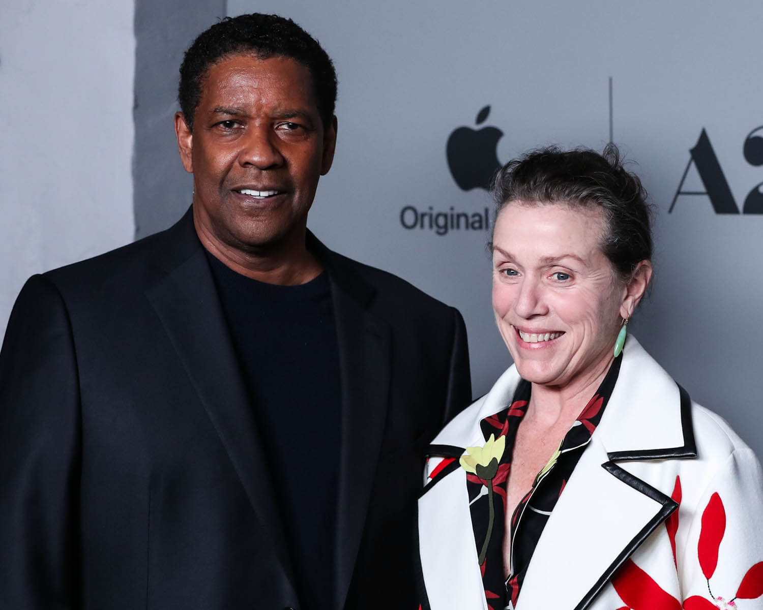 Franny McD and Denzel on the carpet