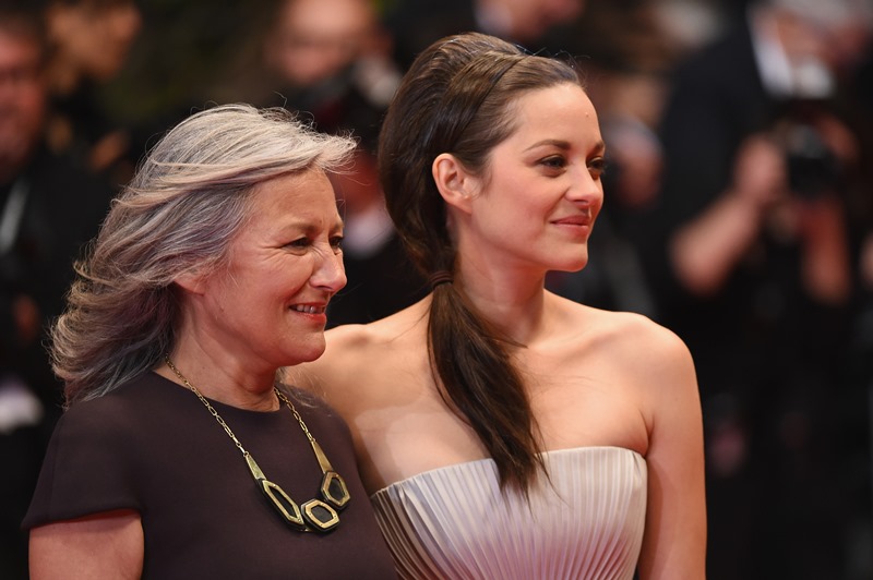 Marion and mom in Cannes
