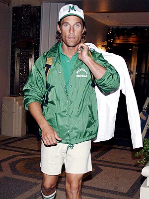 Matthew McConaughey: the perfect orange love match