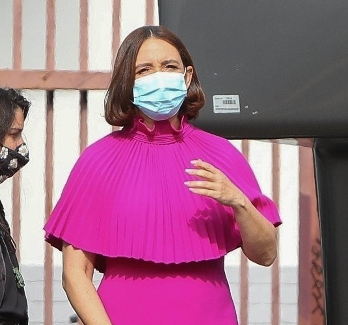 Maya Rudolph on set?