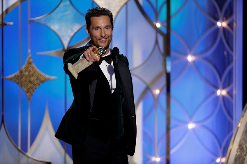 Matthew McConaughey: Globes Best Actor Wants To Grind