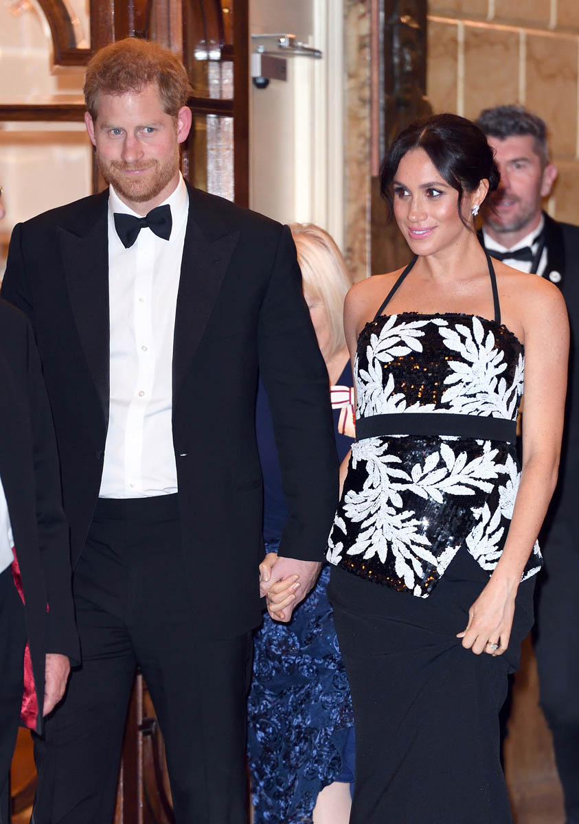Harry & Meghan at the Royal Variety Performance
