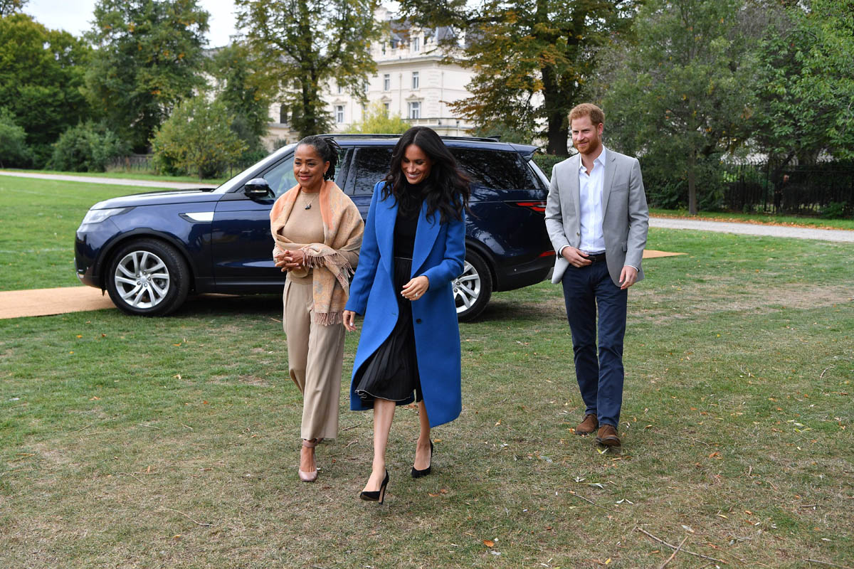 Royal Meghan with her ma at the book launch