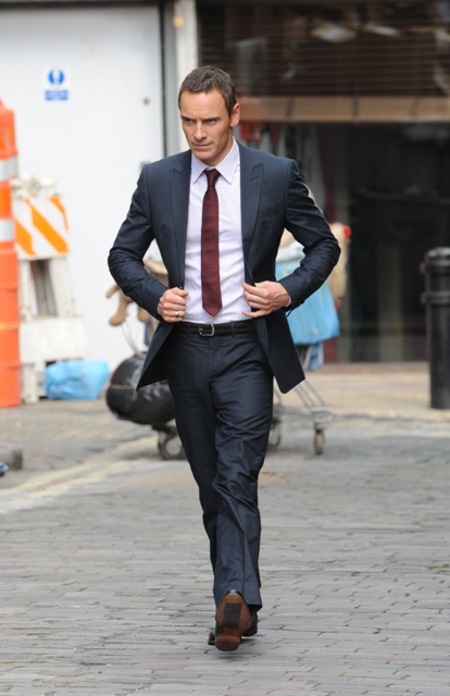 Michael Fassbender’s well cut suit