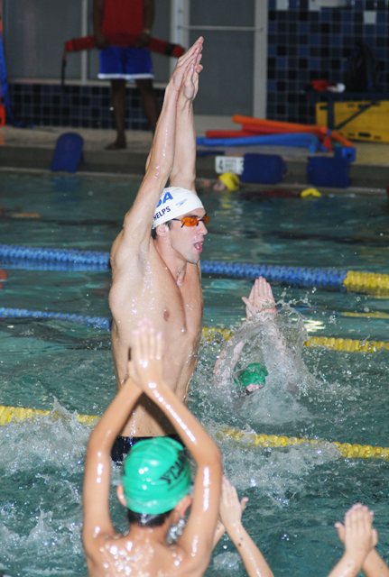 Michael and the kids