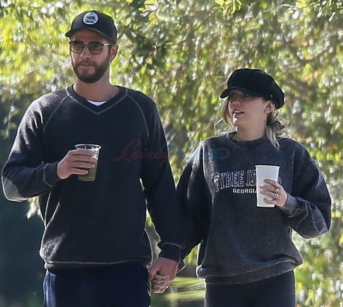 Miley & Liam at their beach