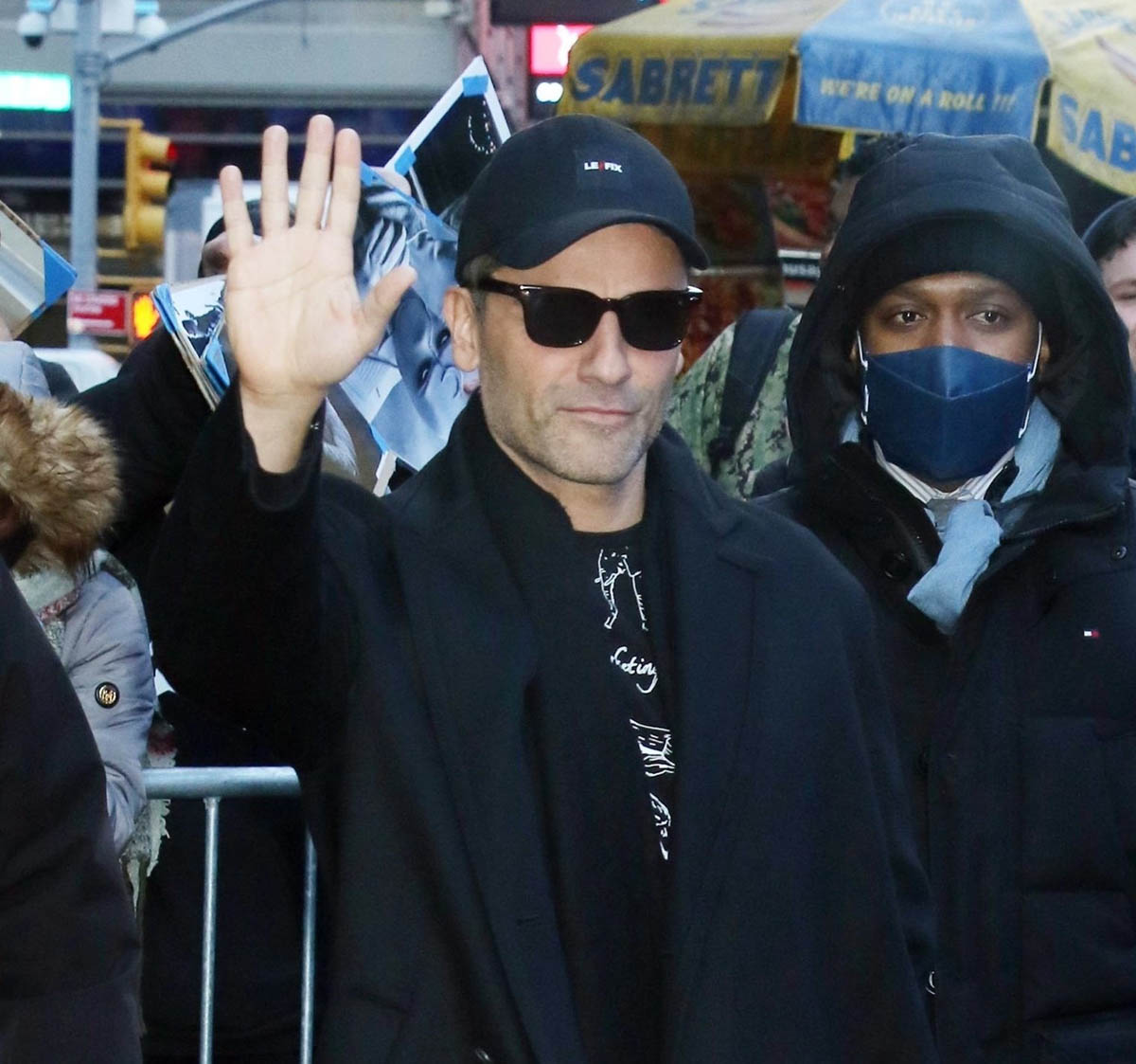 Oscar Isaac and Ethan Hawke in Moon Knight