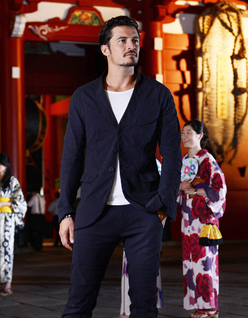 Orly poses hard in Tokyo