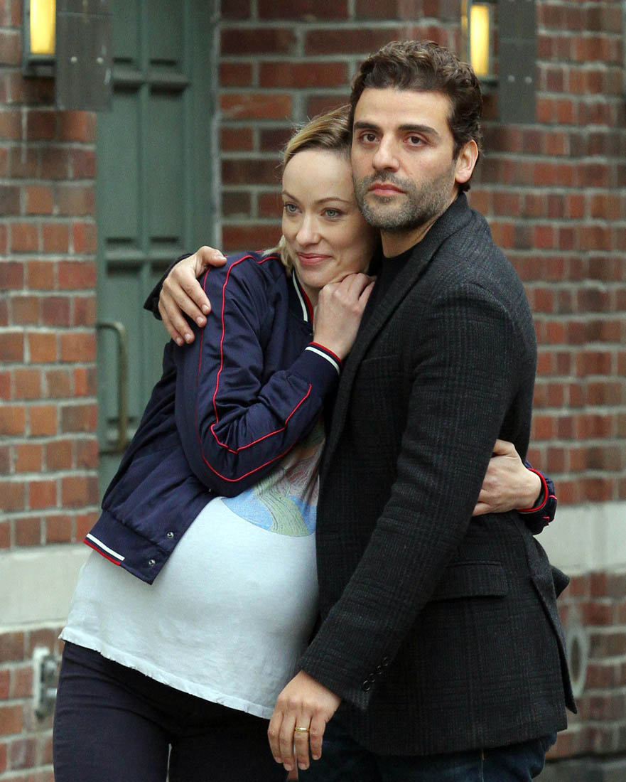 Oscar’s having a baby …at work and IRL?