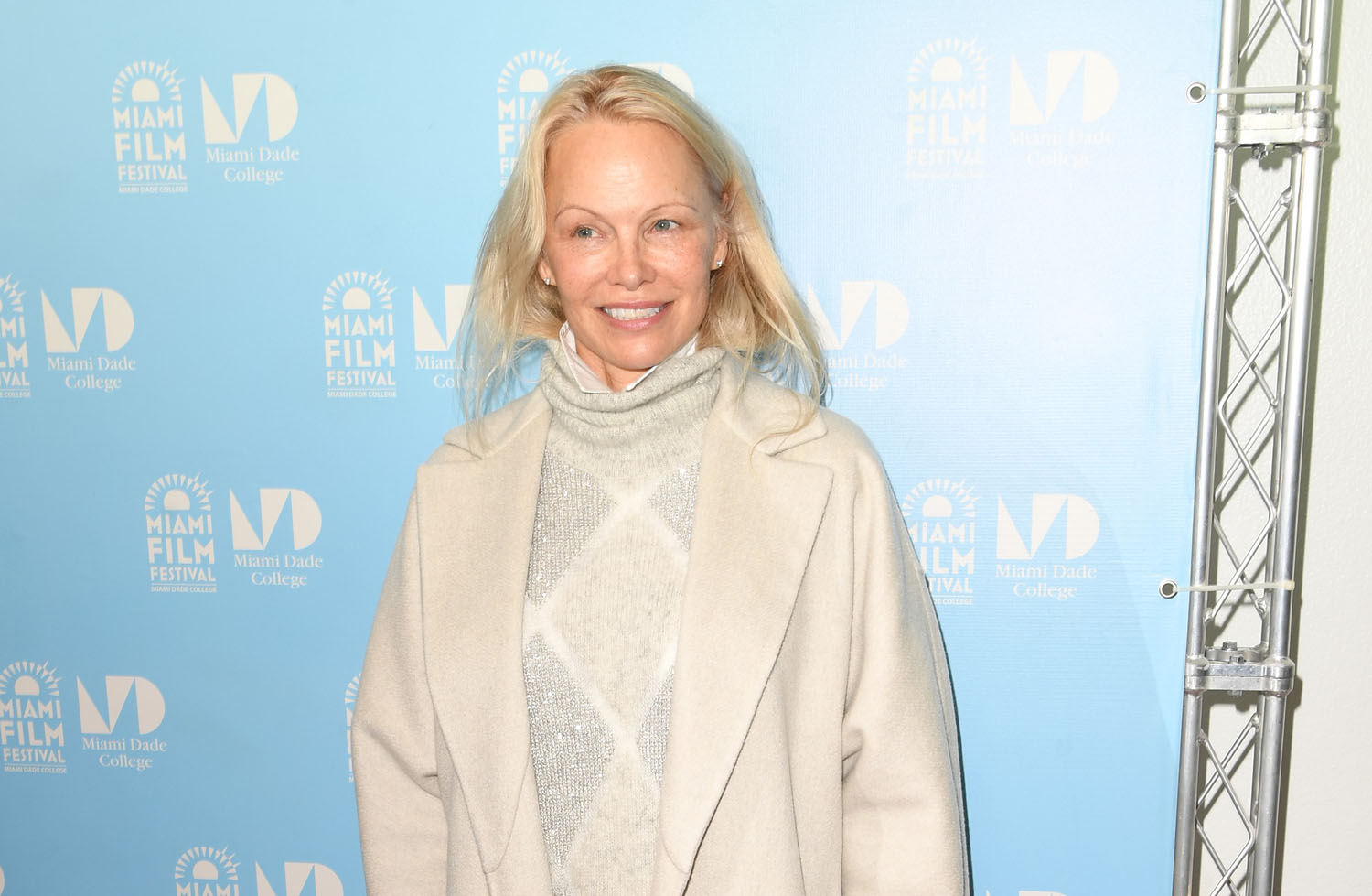 Pamela Anderson is campaigning