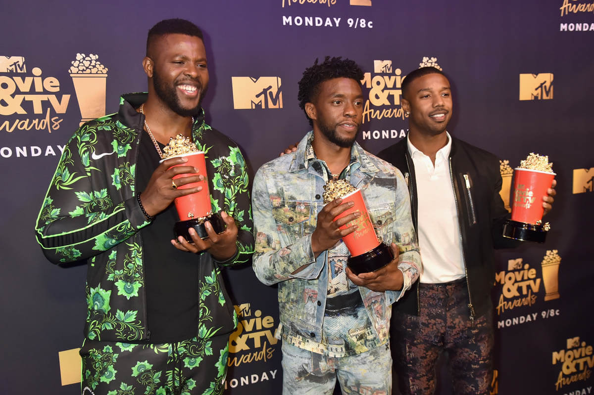 The Black Panther cast: MTV’s big winners