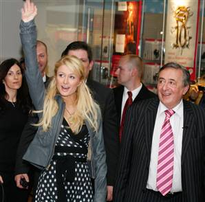 Paris Pelted in Vienna