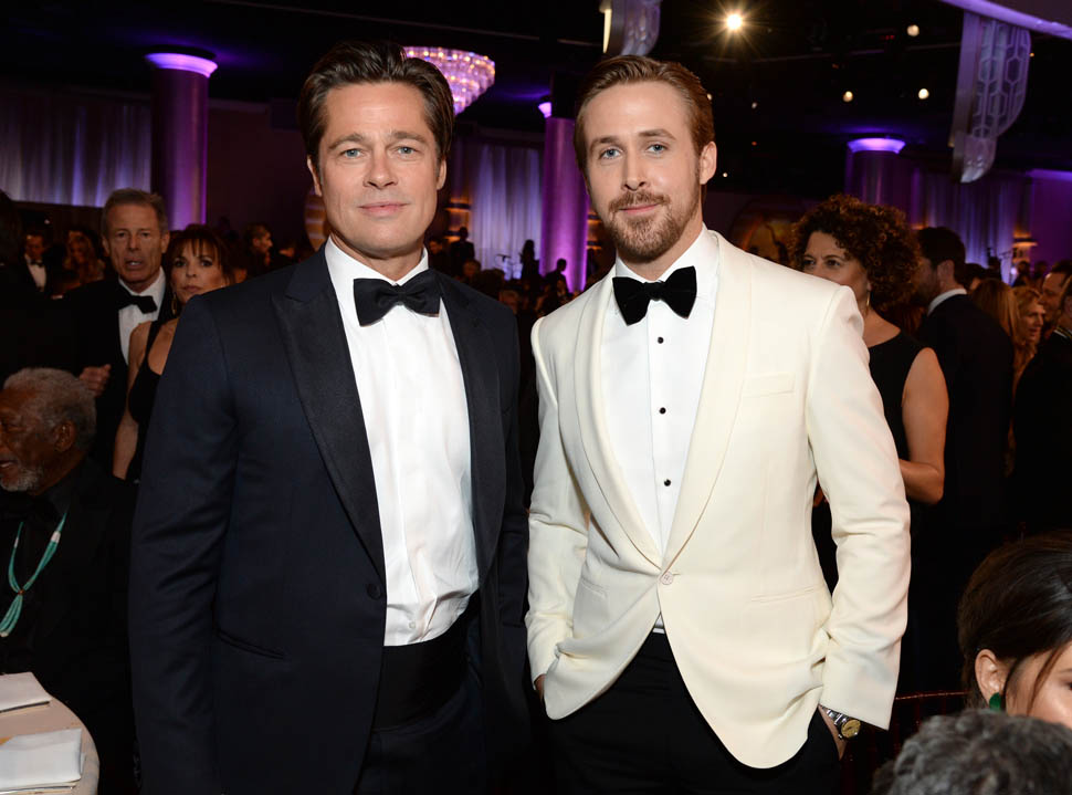 Brad Pitt & Ryan Gosling: Surprise Globes Presenters