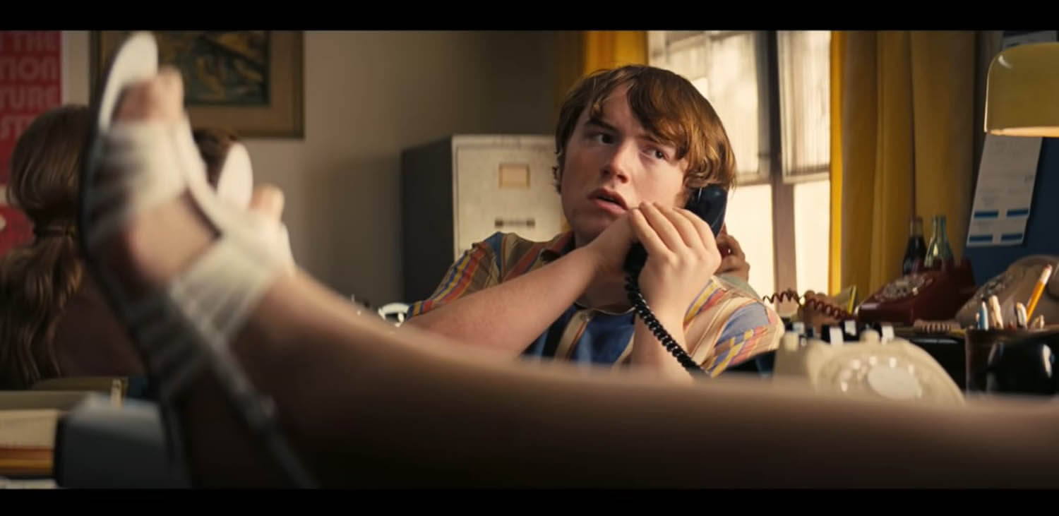 Cooper Hoffman and Alana Haim in Licorice Pizza