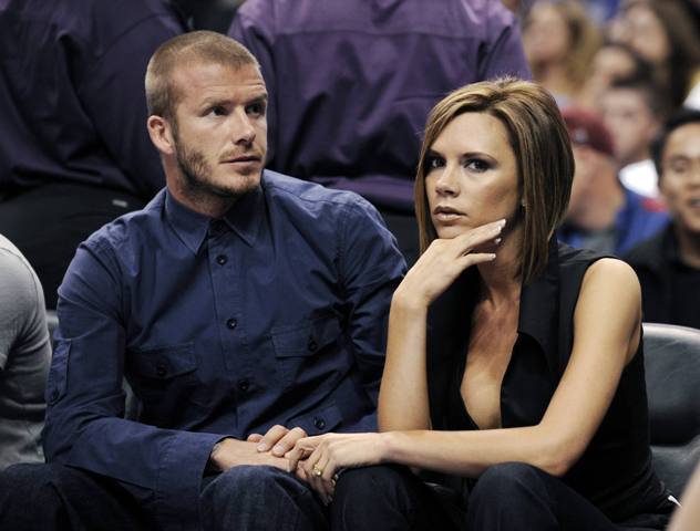 Courtside Beckhams