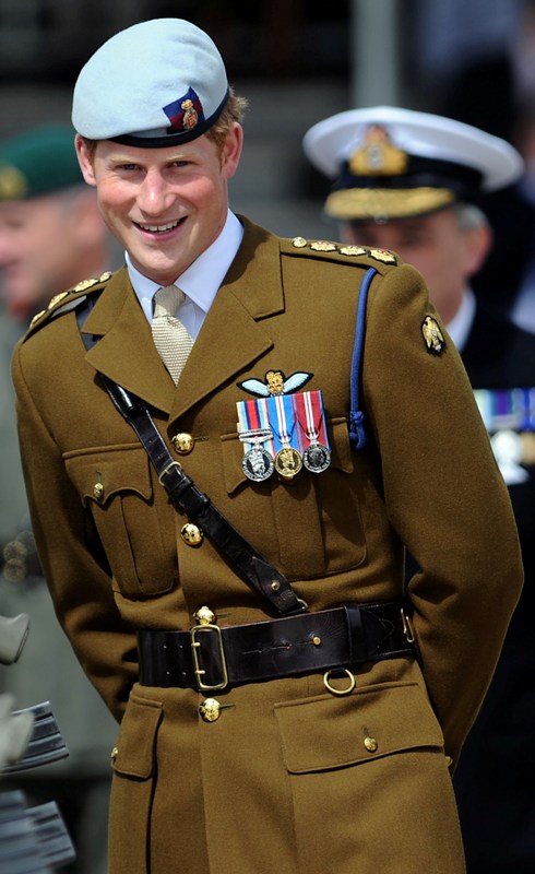 Uncle Harry and the baby blue beret