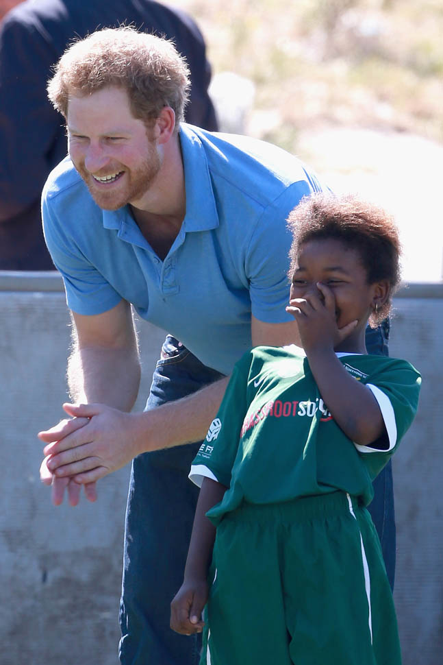 Hot Harry on a horse and few words