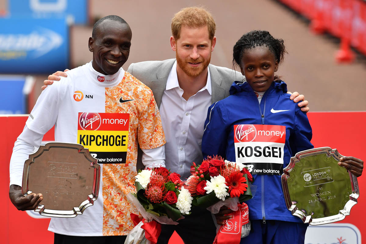 Prince Harry at the marathon: “not today”