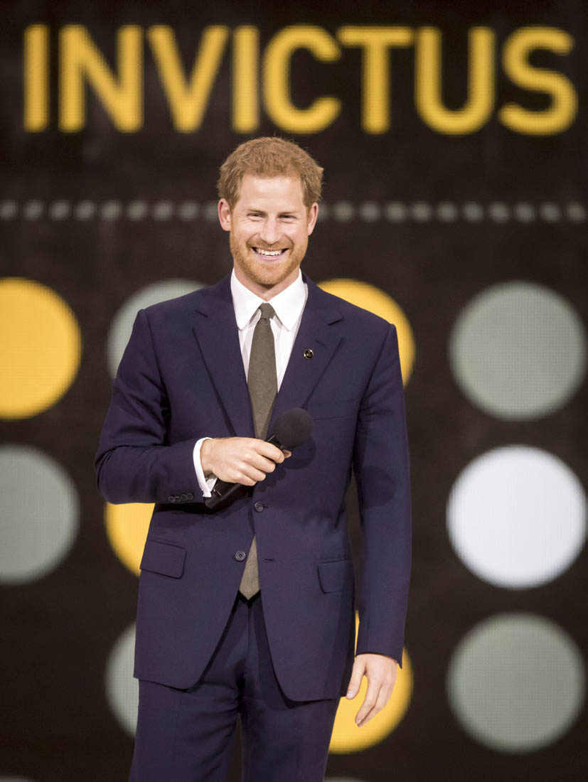 Harry at Meghan’s work and Meghan at Harry’s work