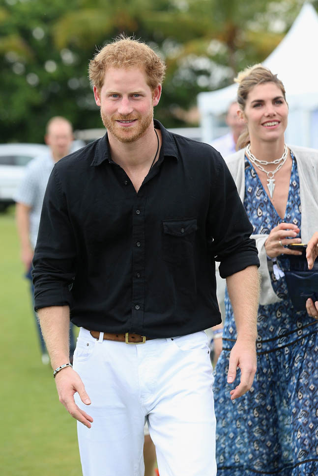 Hot Harry, wet and dirty