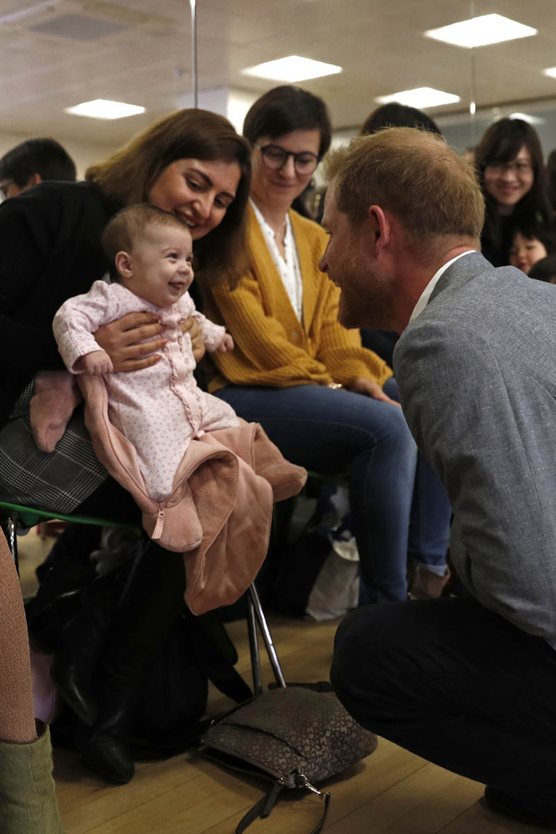Prince Harry and the babies
