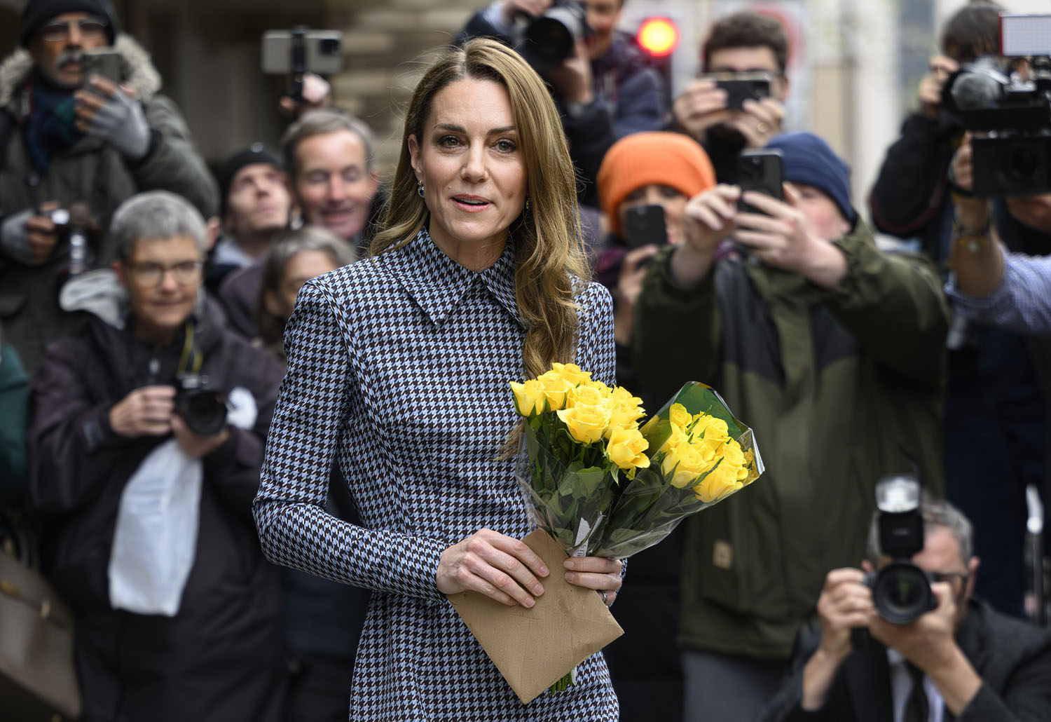 Kate and houndstooth