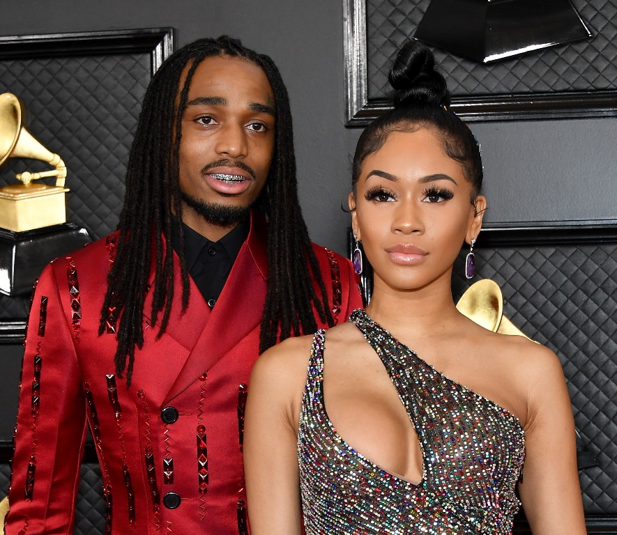 Saweetie & Quavo in the elevator