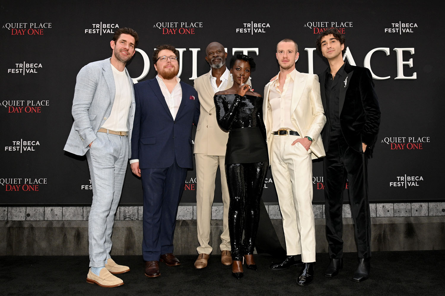 Lupita Nyong’o and Joseph Quinn in A Quiet Place: Day One