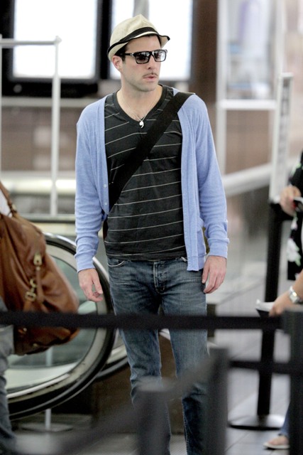 Spock in hat with ‘stache