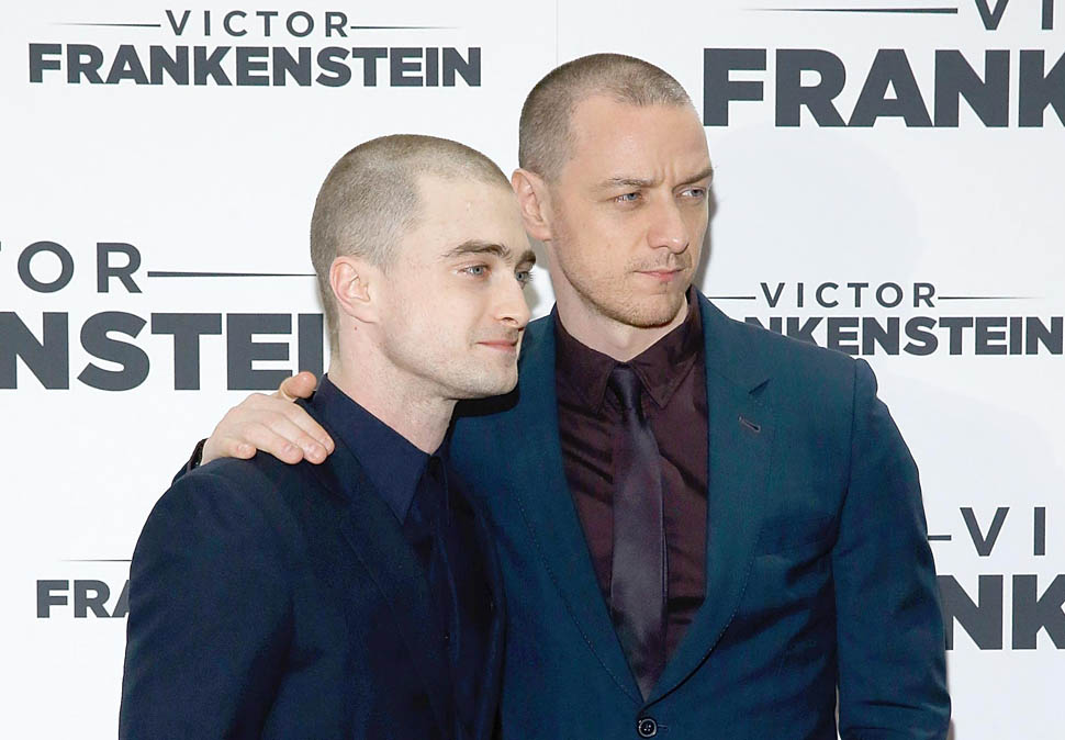 James & Daniel: co-stars co-shave