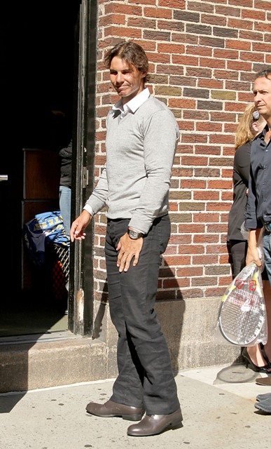 Rafa before the tournament