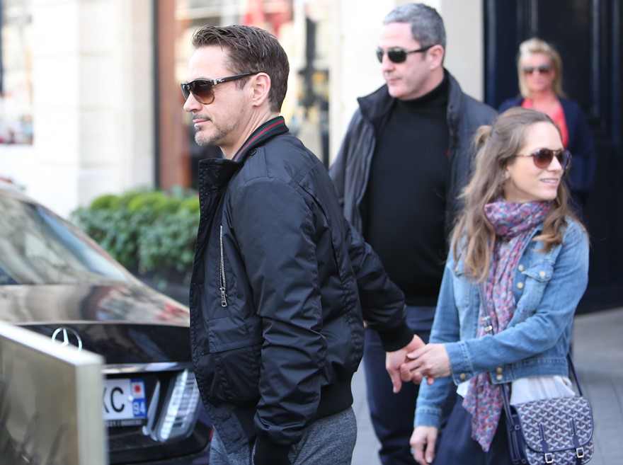 RDJ & his Real Wife in Paris
