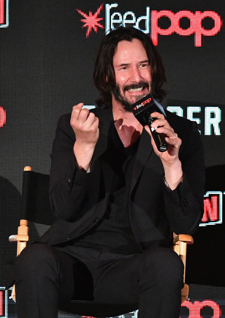 Keanu Reeves plays Frankenstein