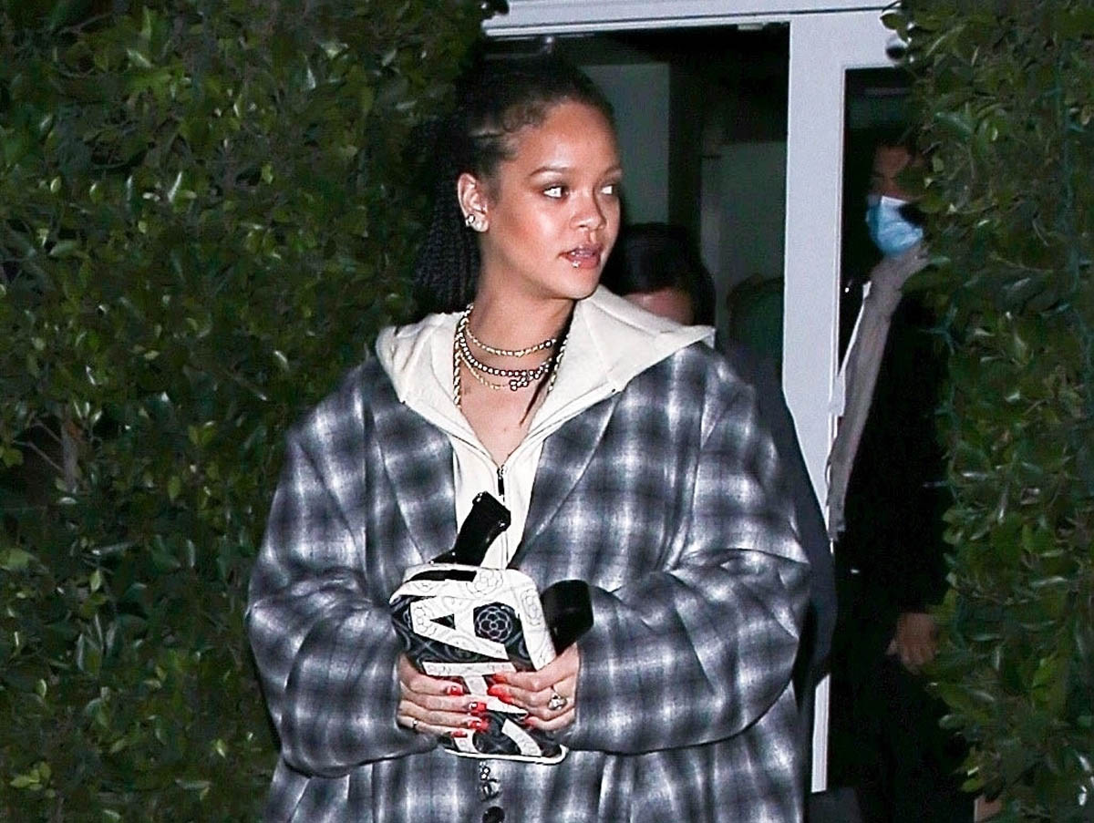 Rihanna: A Great Coat and Pharrell