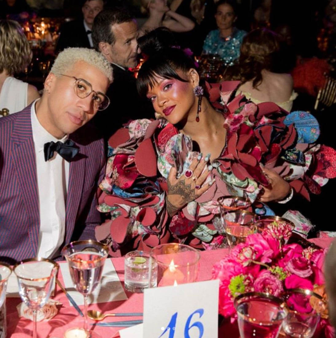 Rihanna and the fencer?