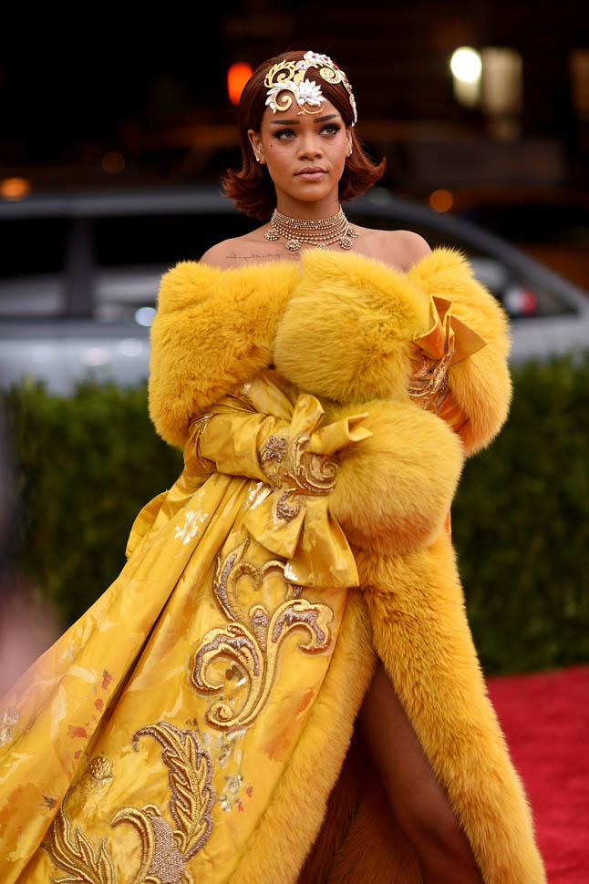 Rihanna clears out the MET