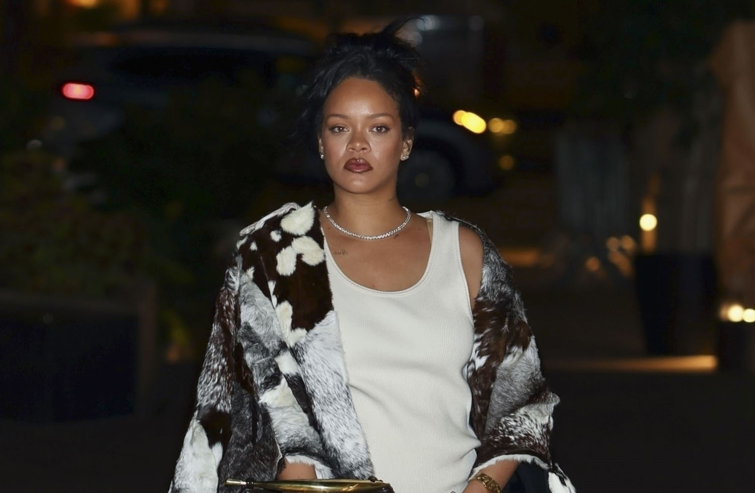 Rihanna at night