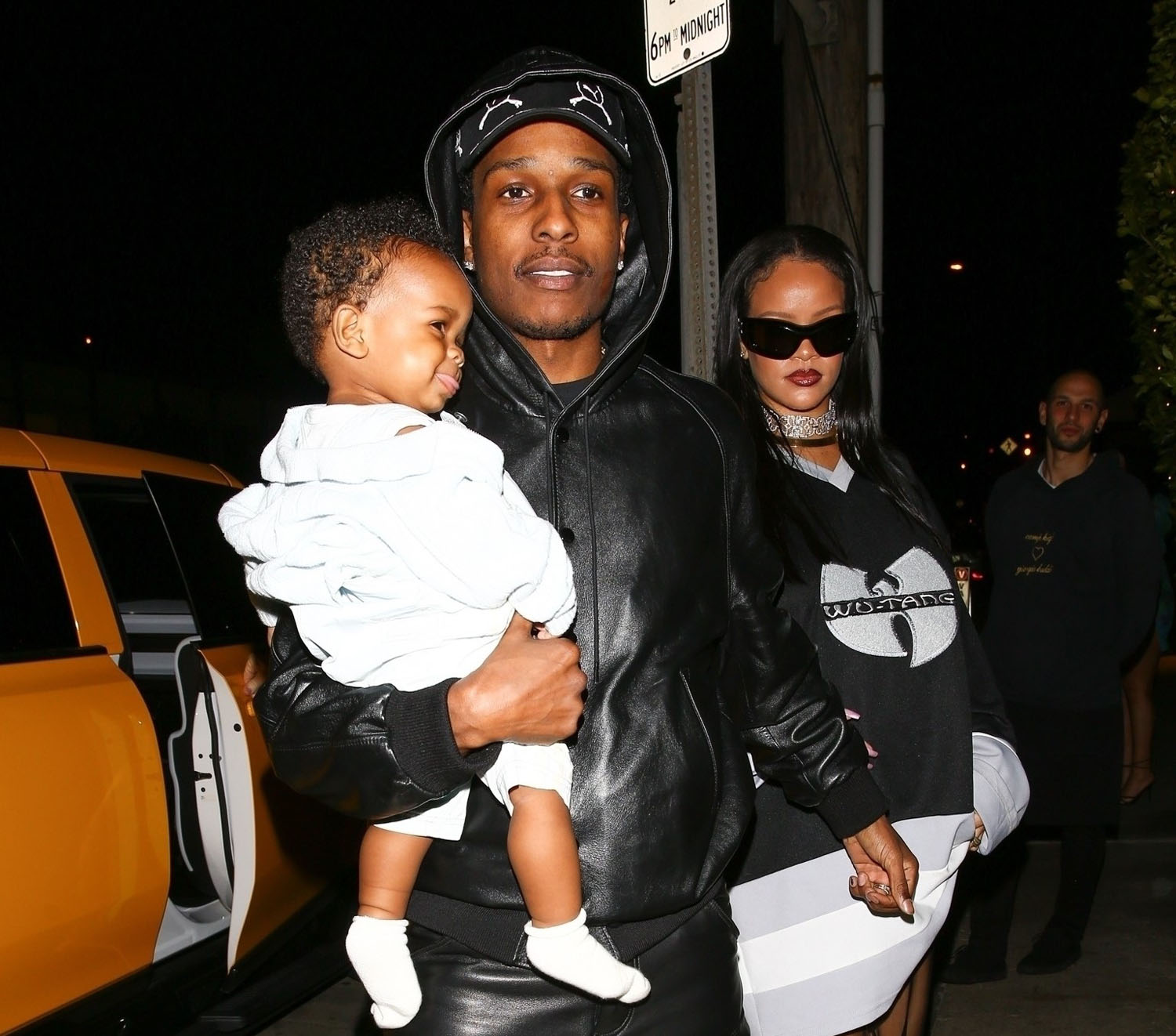 Rihanna and Rocky’s matching family dinner