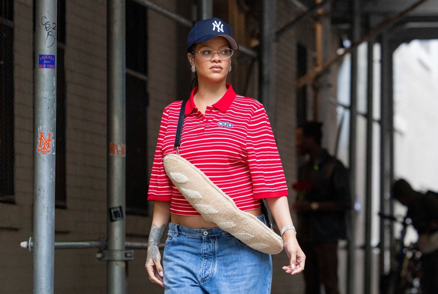 Rihanna brings her own bread
