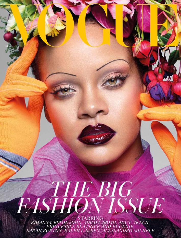 Rihanna’s British Vogue brows