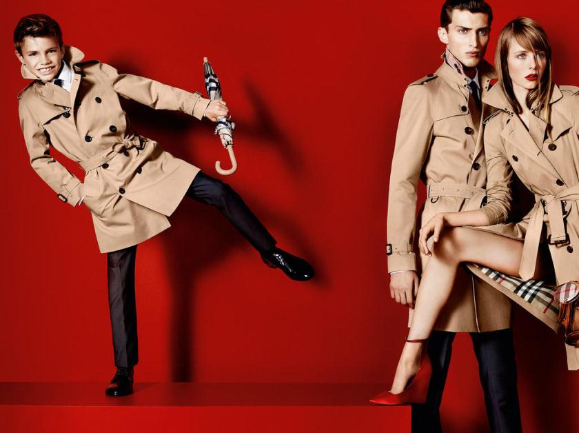 Romeo Beckham for Burberry
