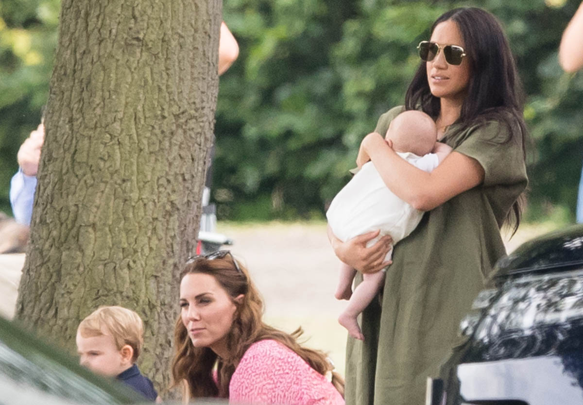 Kate, Meghan, and all the royal babies at the polo!
