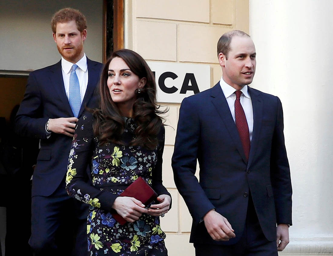 Will, Kate, and Harry speak together