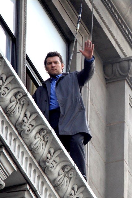 Hollywood’s Most Powerful on a ledge