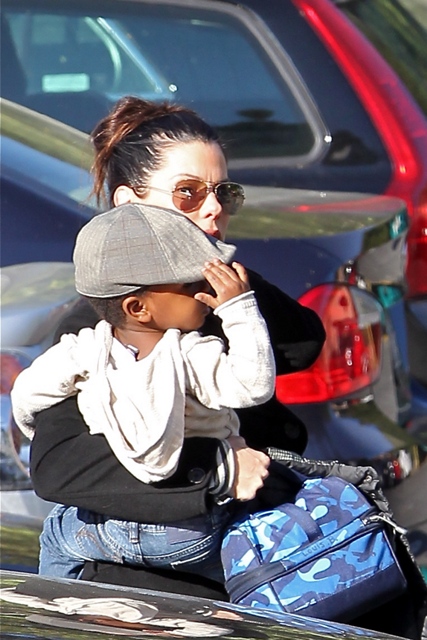 Working mom on the school run