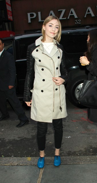 Saoirse’s blue shoes