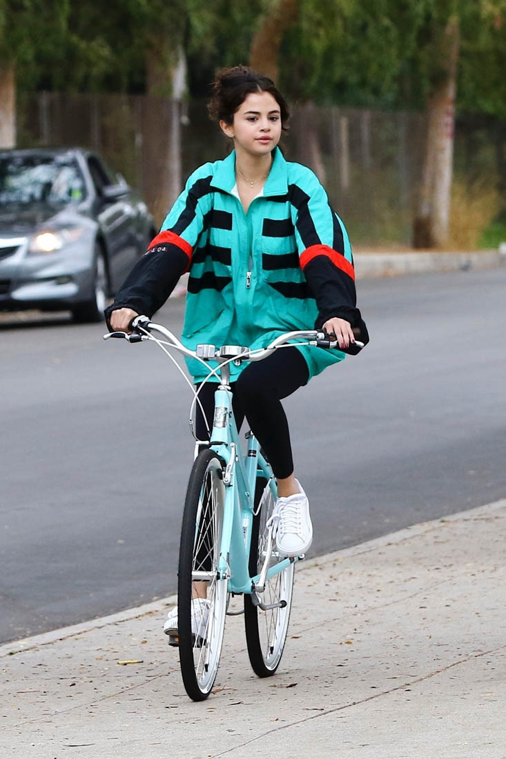 Selena’s biking jacket
