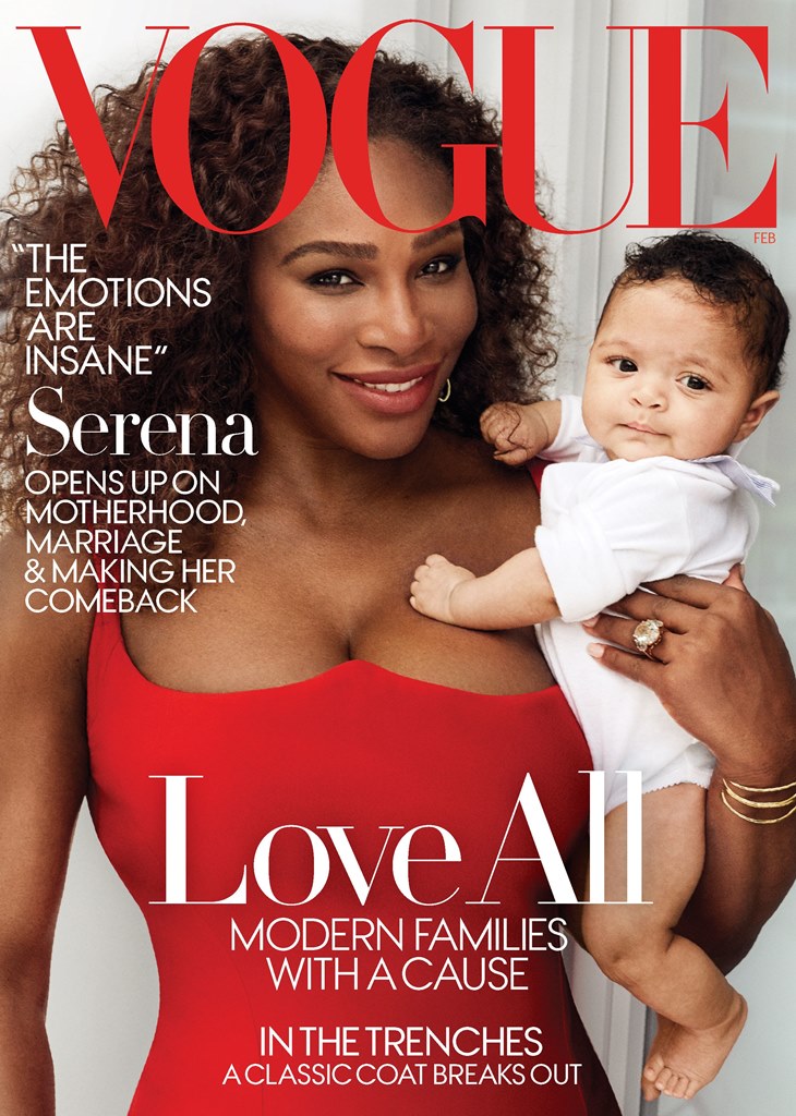 Serena and Olympia cover VOGUE