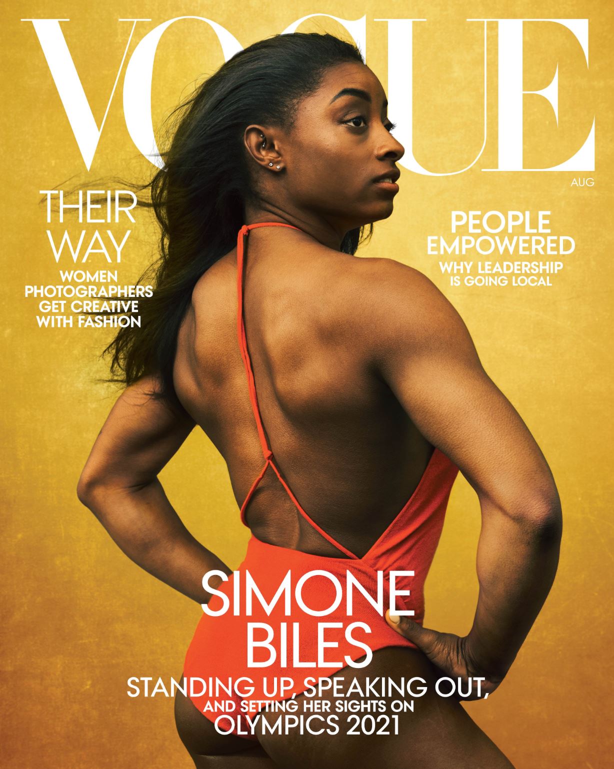 Simone Biles covers Vogue